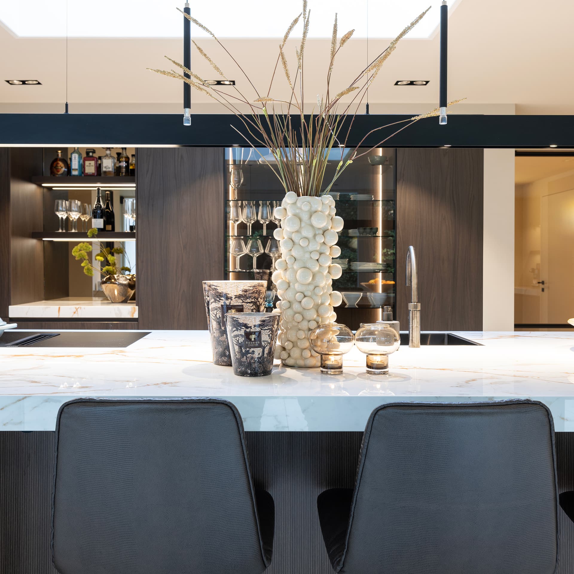 Keuken met bar