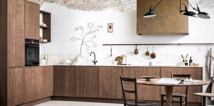 brown kitchen