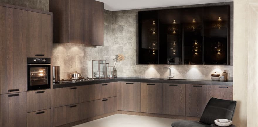 wooden kitchen brown