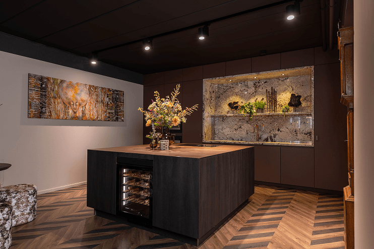 Luxe designkeuken van Peter van Son