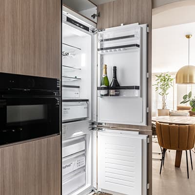 built in fridge