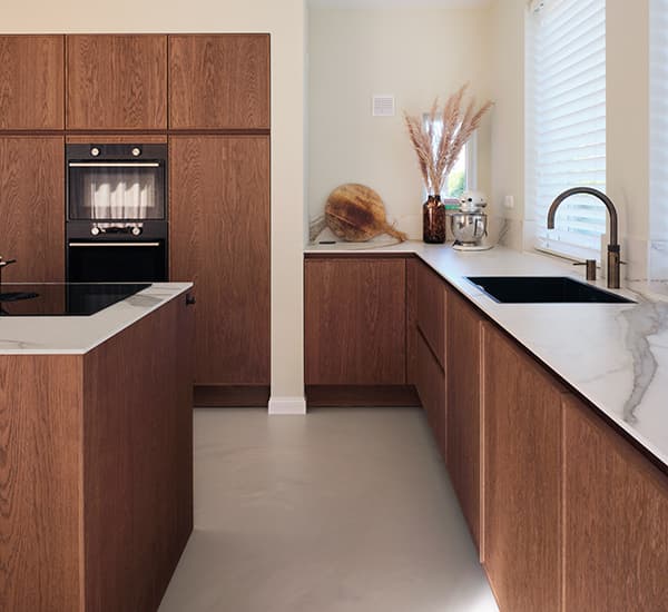 brown kitchen