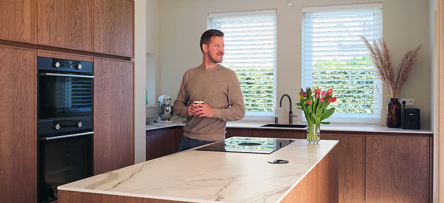man standing in the kitchen