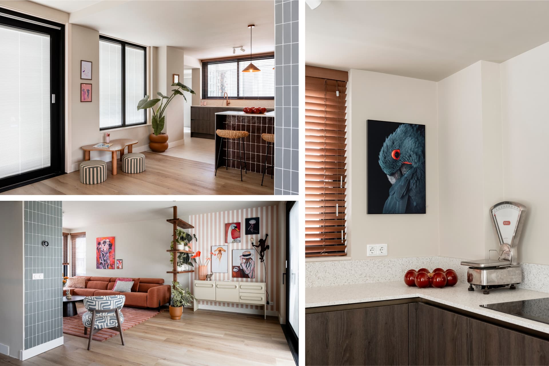 Styling in woonkamer en keuken