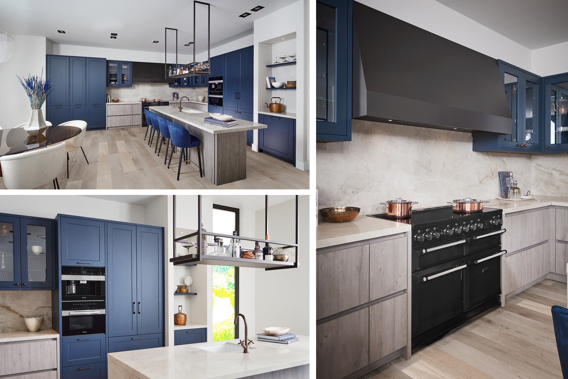 Blauwe keuken
