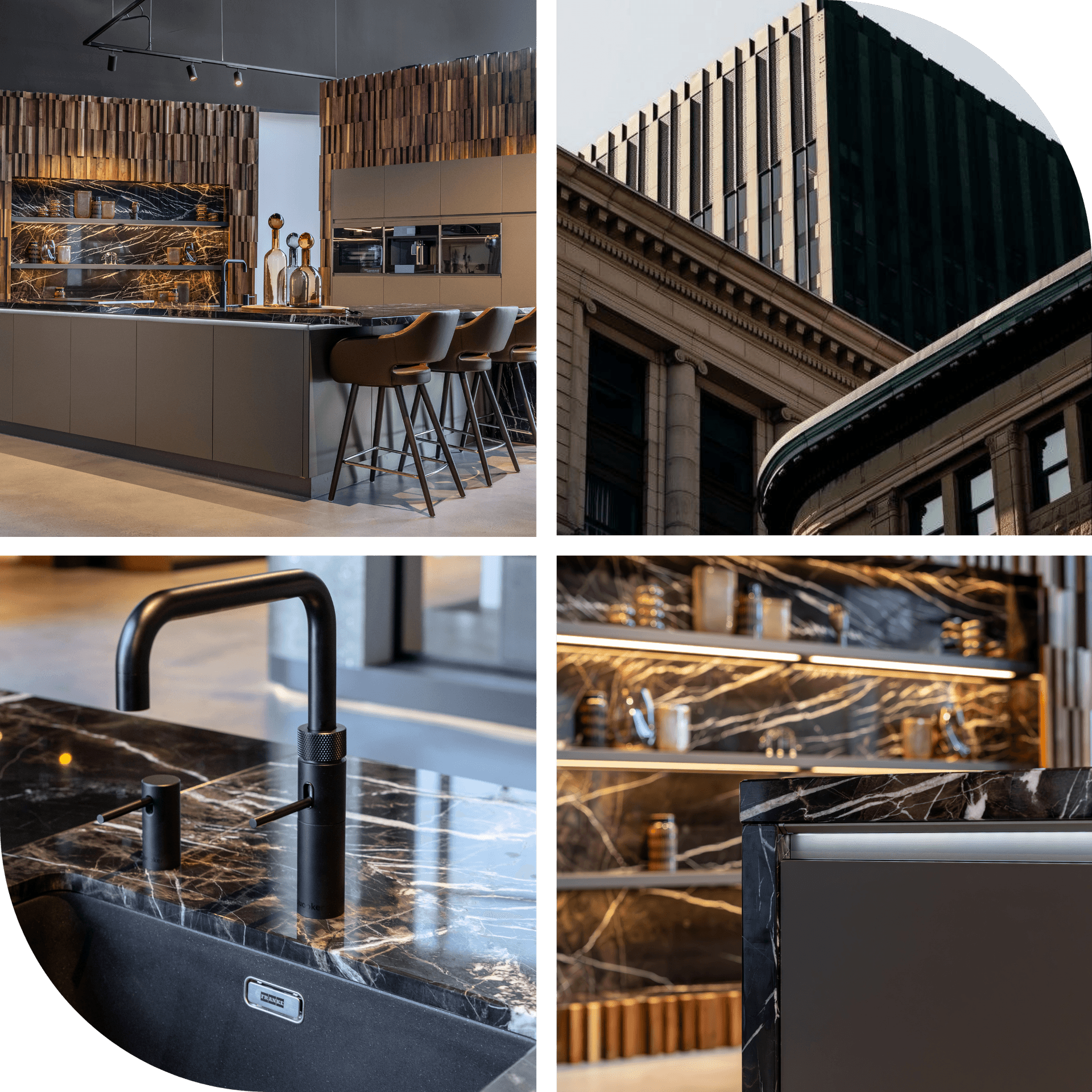 Luxe Barletti keuken met unieke wand