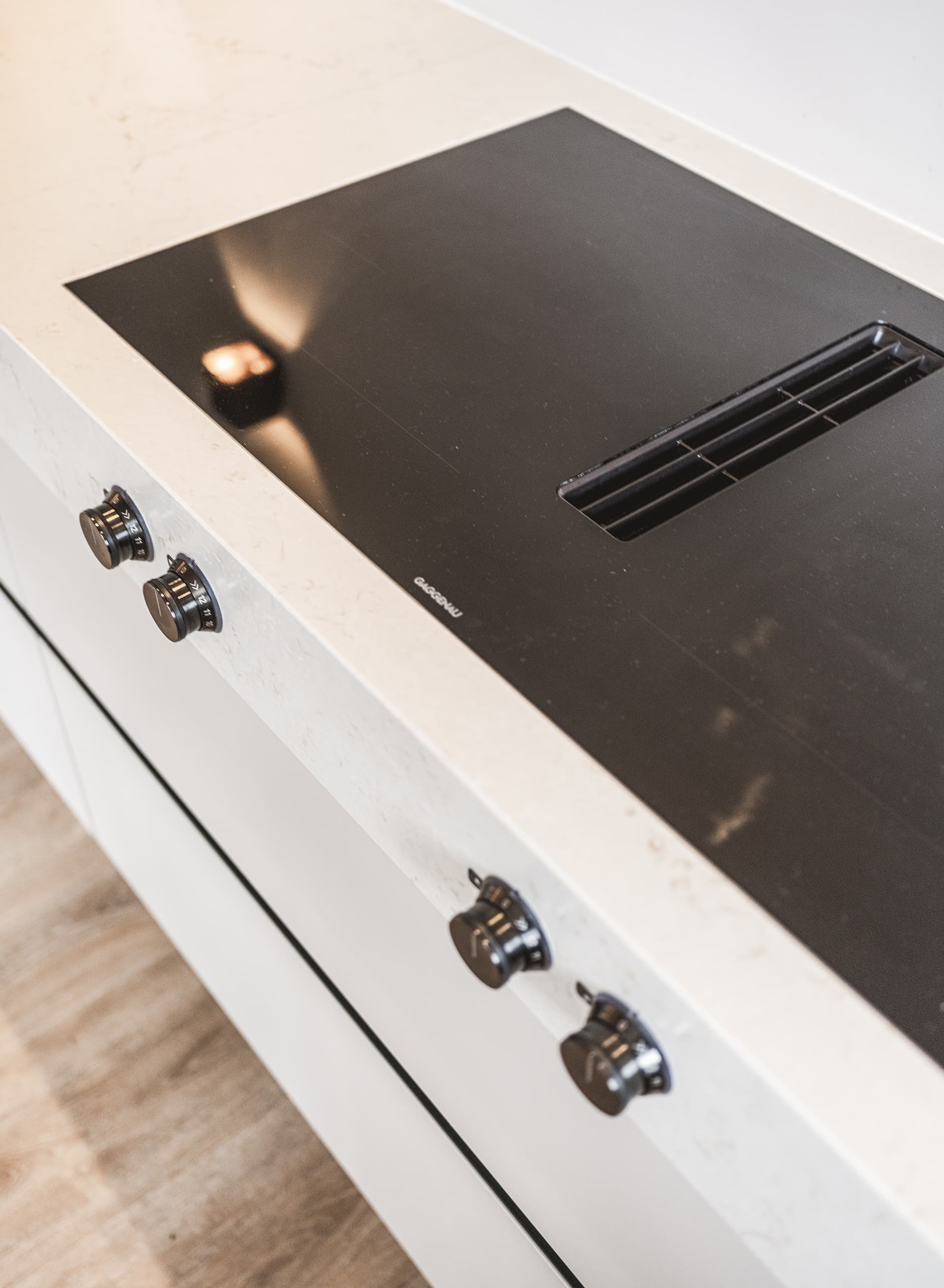 Gaggenau kookplaat met kookveldafzuiging