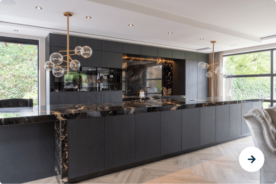 Zwarte Hotel Chique keuken
