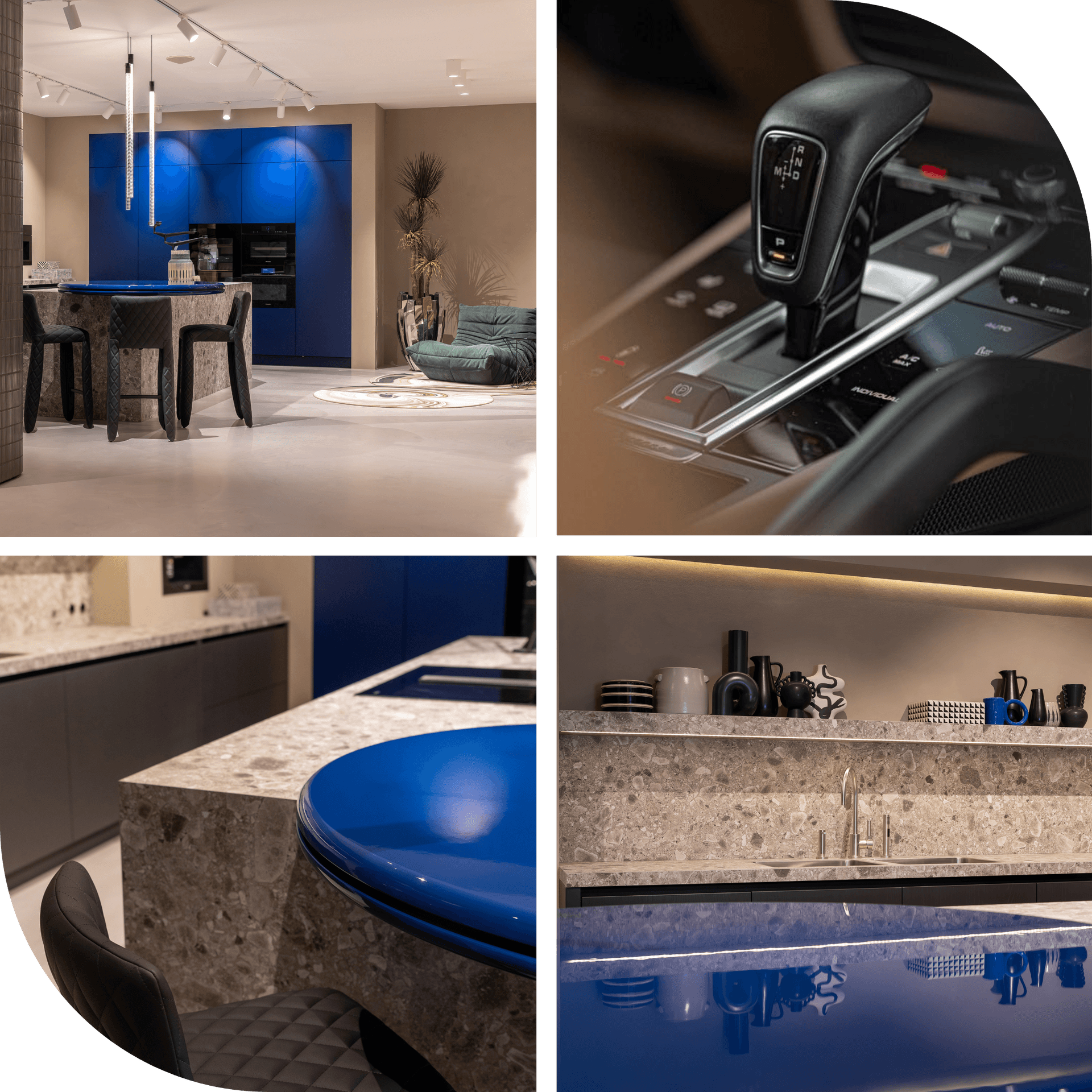 Blauwe Barletti keuken