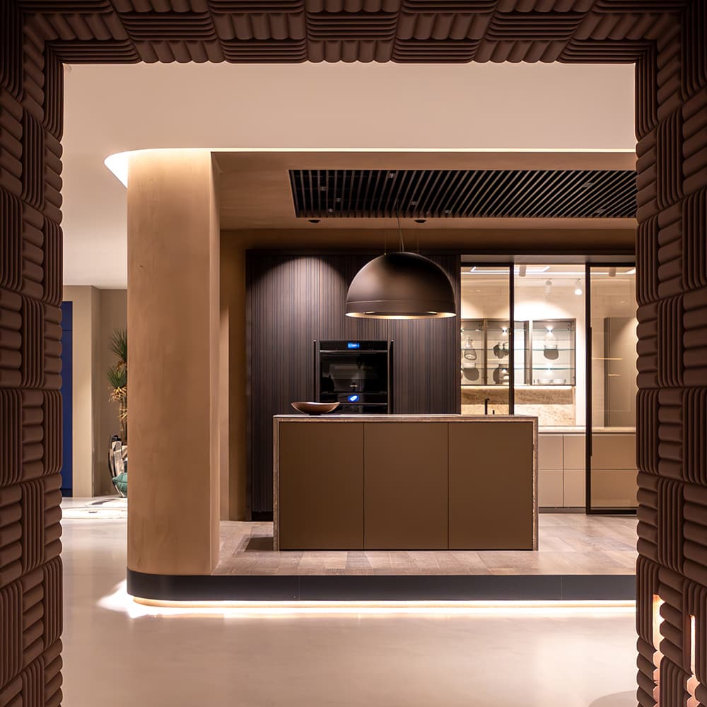 Modern design met warme luxe.jpg Doorkijk naar Barletti keuken