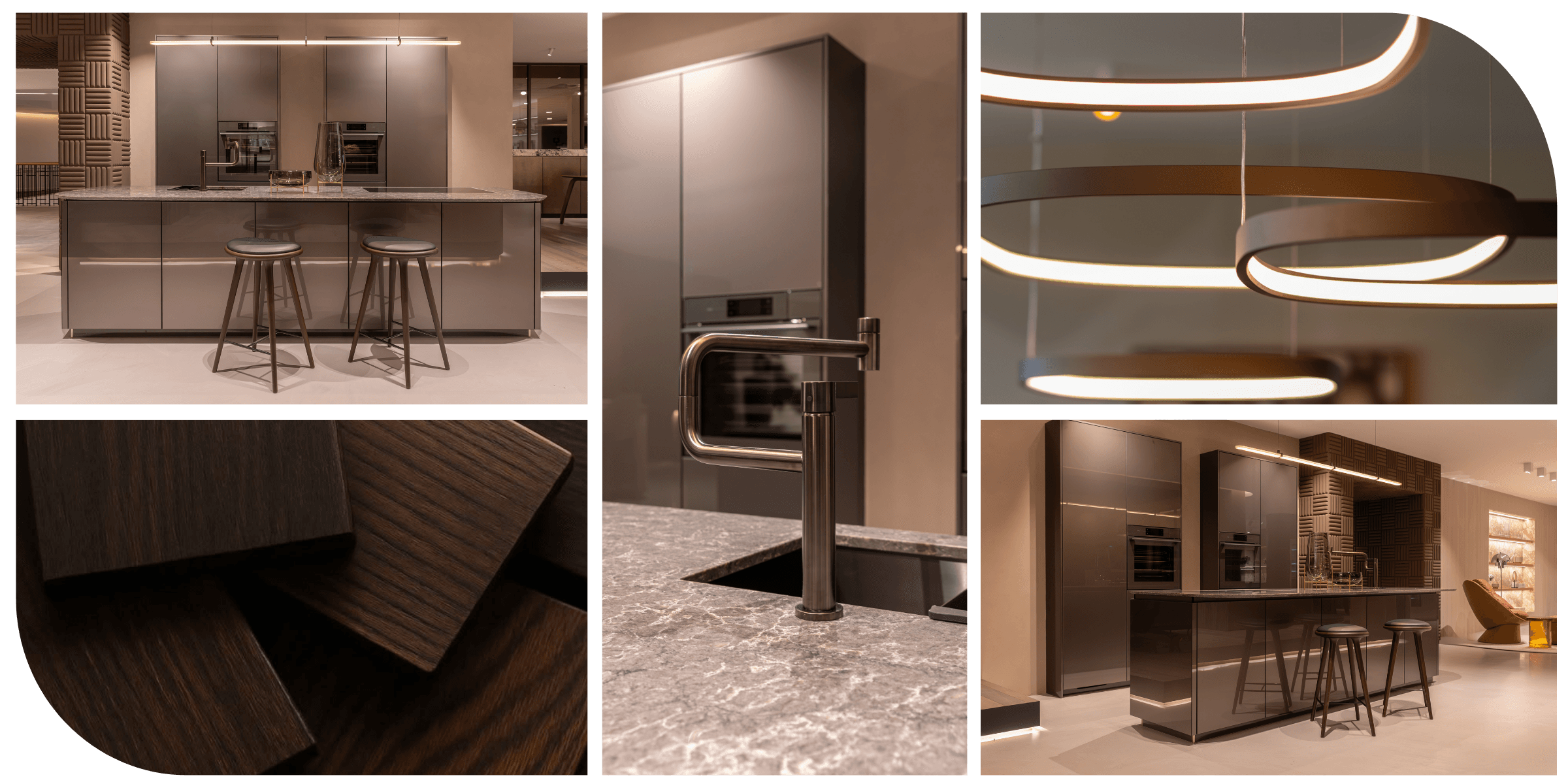 Taupe keuken moodboard