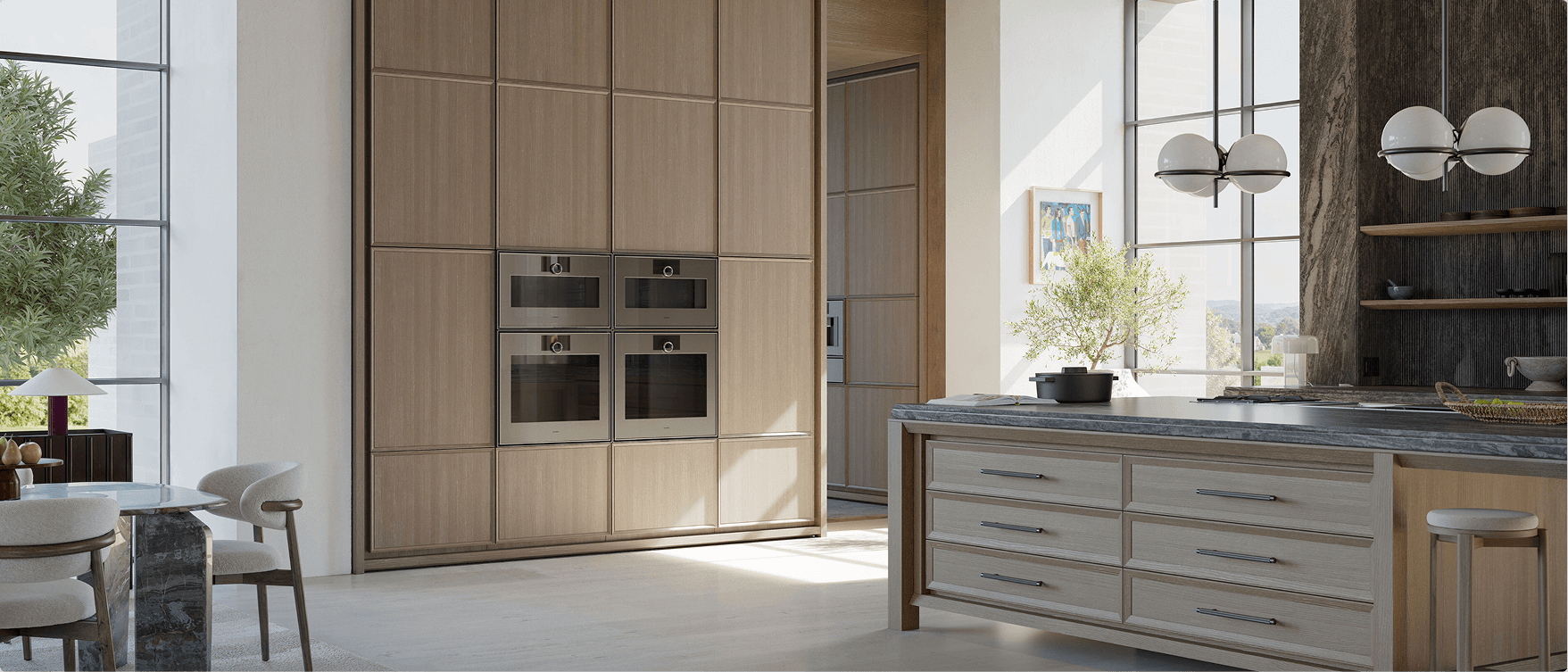 Gaggenau beige apparatuur