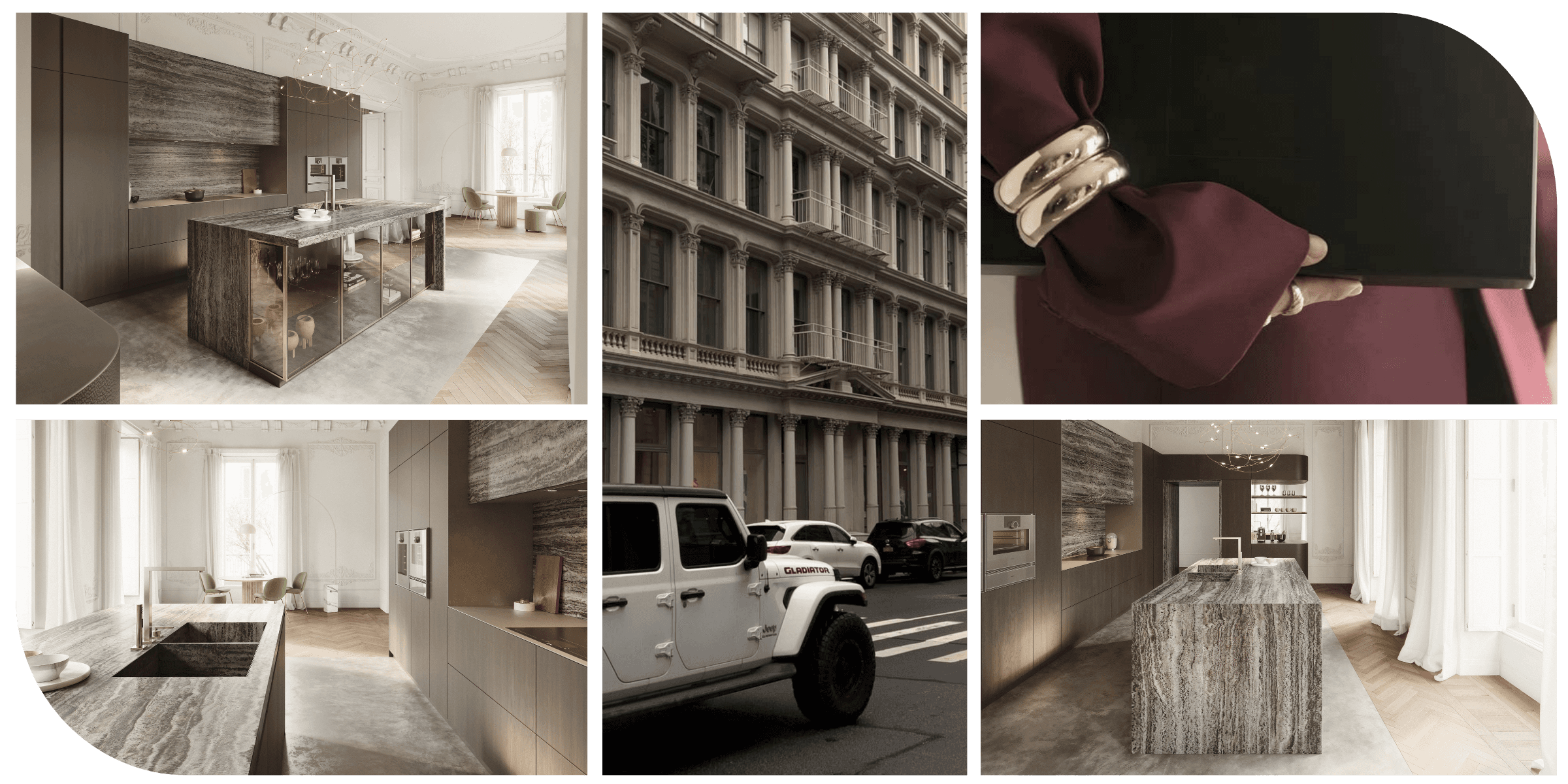 Moodboard luxe Barletti keuken